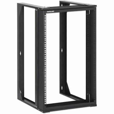 Intellinet 19" Wall Mount 2-Post Open Frame Network Rack, 15U - For IT Equipment, Network Equipment, Server, Switch, Patch Panel, - - (716208)