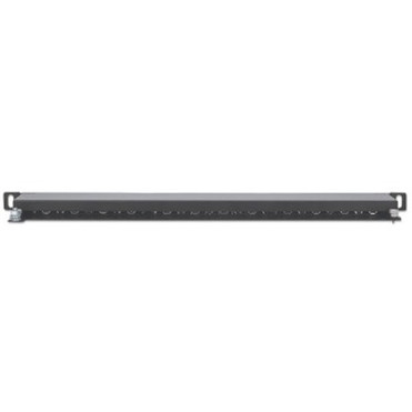 Intellinet Cat6a Shielded Patch Panel - 24 Port(s) - 24 x RJ-45 - Black - Desktop (720922)