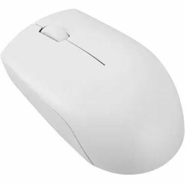 Lenovo 300 Wireless Compact Mouse (Cloud Grey) with Battery - Optical - Wireless - Radio Frequency - 2.40 GHz - Cloud Gray - USB Type (GY51L15677)
