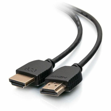 C2G 6ft Plus Series Slim Flexible HDMI Cable with Low Profile Connectors - VW-1 Rated - 4K 60Hz - M/M - Black (3 Pack) - 6 ft (1.83 m) (Fleet Network)