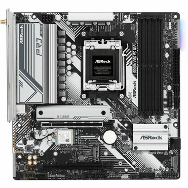 ASRock B650M Pro RS WiFi Gaming Desktop Motherboard - AMD B650 Chipset - Socket AM5 - Micro ATX - Ryzen 7, Ryzen 5 Processor Supported (B650M PRO RS WIFI)