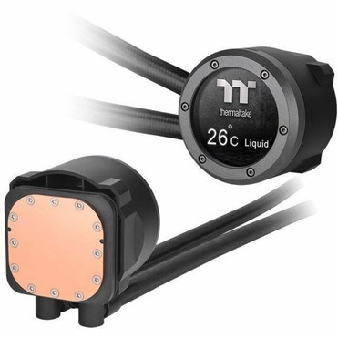 Thermaltake TH240 V2 Ultra ARGB Sync All-In-One Liquid Cooler - 4.72" (120 mm) Maximum Fan Diameter - 2 x Fan(s) - 57.05 CFM Maximum - (CL-W383-PL12SW-A)