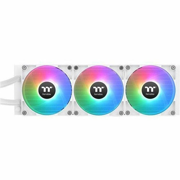 Thermaltake TH360 V2 ARGB Sync All-In-One Liquid Cooler - Snow Edition - 4.72" (120 mm) Maximum Fan Diameter - 3 x Fan(s) - 57.05 CFM (CL-W365-PL12SW-A)
