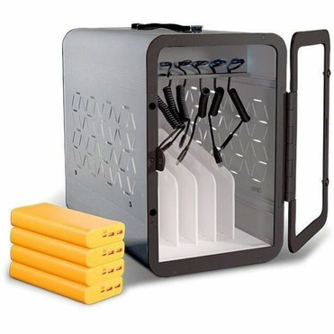 JAR Systems Adapt6 USB-C Charging Station with Active Charge Upgrade - 13.70" (347.98 mm) Height x 9" (228.60 mm) Width x 15.50" mm) - (Fleet Network)