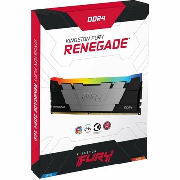 Kingston FURY Renegade 16GB (2 x 8GB) DDR4 SDRAM Memory Kit - For Motherboard - 16 GB (2 x 8GB) - RGB - DDR4-3200/PC4-25600 DDR4 SDRAM (KF432C16RB2AK2/16)