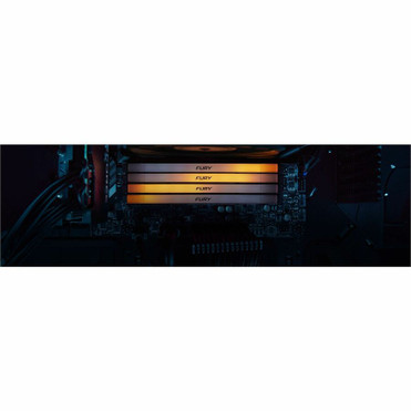 Kingston FURY Renegade 32GB (4 x 8GB) DDR4 SDRAM Memory Kit - For Motherboard - 32 GB (4 x 8GB) - RGB - DDR4-3200/PC4-25600 DDR4 SDRAM (KF432C16RB2AK4/32)