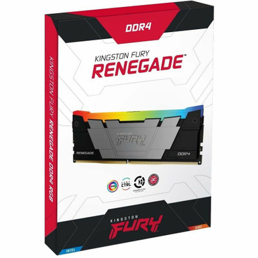 Kingston FURY Renegade 32GB (4 x 8GB) DDR4 SDRAM Memory Kit - For Motherboard - 32 GB (4 x 8GB) - RGB - DDR4-3600/PC4-28800 DDR4 SDRAM (KF436C16RB2AK4/32)