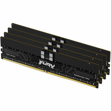 Kingston FURY Renegade Pro 64GB (4 x 16GB) DDR5 SDRAM Memory Kit - For Motherboard - 64 GB (4 x 16GB) - DDR5-6000/PC5-48000 DDR5 SDRAM (Fleet Network)