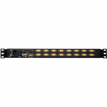 Tripp Lite series B020-U16-19-KF 16-Port 1U KVM Switch - 16 Computer(s) - 19" LCD - 2048 x 1536 - 2 x USB - Daisy Chain - Keyboard - - (B020-U16-19-KF)