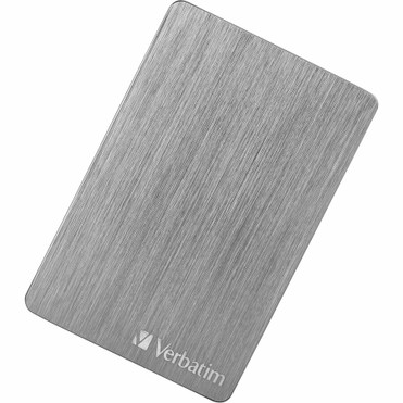 Verbatim Store 'n' Go ALU Slim 1 TB Portable Hard Drive - 2.5" External - Space Gray - USB 3.2 (Gen 1) - 2 Year Warranty - 1 Each (53662)