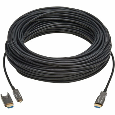 Tripp Lite series P568FM-30M-8K6 HDMI Fiber Active Optical Cable, M/M, Black, 30 m (98 ft.) - 98.4 ft (30 m) Fiber Optic A/V Cable for (P568FM-30M-8K6)