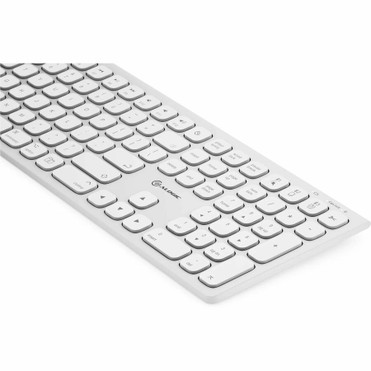 Alogic Echelon USB-C Rechargeable Wireless Keyboard for macOS - Wireless Connectivity - Bluetooth - 5 - 32.81 ft (10000 mm) - 109 - - (ASKBT3M)