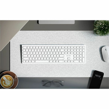 Alogic Echelon USB-C Rechargeable Wireless Keyboard for macOS - Wireless Connectivity - Bluetooth - 5 - 32.81 ft (10000 mm) - 109 - - (ASKBT3M)