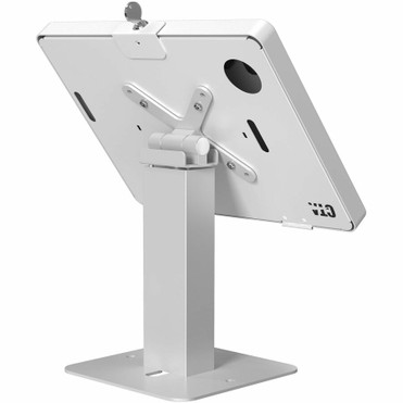 CTA Digital Desk Mount for Tablet, Display, Holder, Monitor, Kiosk - White - Landscape/Portrait - 9" to 11" Screen Support - 6 lb g) - (PAD-RSDMW)