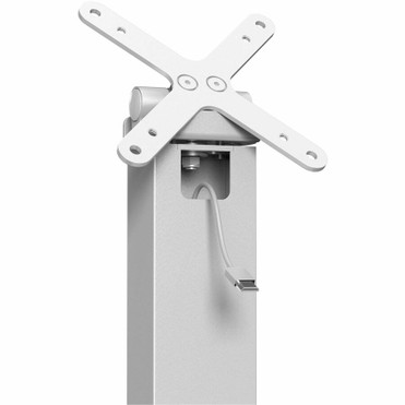 CTA Digital Desk Mount for Tablet, Display, Holder, Monitor, Kiosk - White - Landscape/Portrait - 9" to 11" Screen Support - 6 lb g) - (PAD-RSDMW)