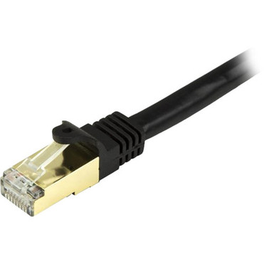 StarTechcom_7_ft_Cat6a_Patch_Cable_-_Shielded_STP_-_Black_-_10Gb_Snagless_Cat_6a_Ethernet_Patch_Cable_-_7_ft_Category_6a_Network_-_C6ASPAT7BK