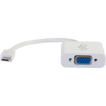 C2G_USB-C_to_VGA_Video_Adapter_-_White_-_Type_C_29472
