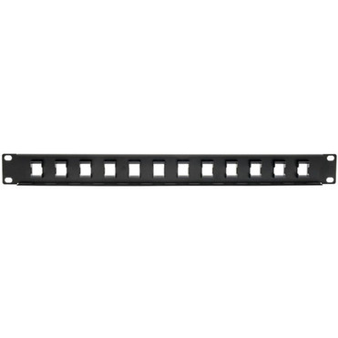 Tripp_Lite_N062-012-KJ_Blank_Patch_Panel_-_12_Ports_-_1U_High_-_Black_-_19_Wide_-_Rack-mountable_N062-012-KJ