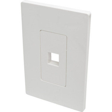 Tripp_Lite_1-Port_Single-Gang_Universal_Keystone_Wallplate_White_-_1_x_Total_Number_of_Sockets_-_1-gang_-_White_-_Polycarbonate_-_N080-101 Tripp_Lite_1-Port_Single-Gang_Universal_Keystone_Wallplate_White_-_1_x_Total_Number_of_Sockets_-_1-gang_-_White_-_Polycarbonate_-_N080-101