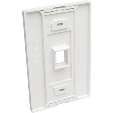 Tripp_Lite_1-Port_Single-Gang_Universal_Keystone_Wallplate_White_-_1_x_Total_Number_of_Sockets_-_1-gang_-_White_-_Polycarbonate_-_N080-101 Tripp_Lite_1-Port_Single-Gang_Universal_Keystone_Wallplate_White_-_1_x_Total_Number_of_Sockets_-_1-gang_-_White_-_Polycarbonate_-_N080-101