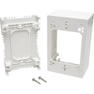 Tripp_Lite_Single-Gang_Surface-Mount_Junction_Box_White_-_1-gang_-_White_-_Acrylonitrile_Butadiene_Styrene_ABS_Thermoplastic_-_TAA_N080-SMB1-WH