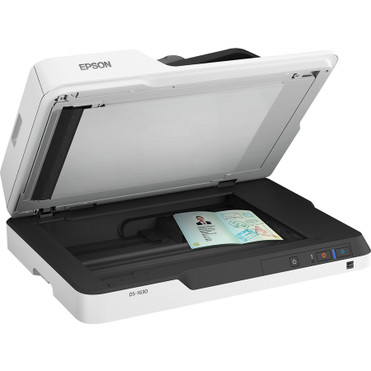 Epson WorkForce DS-1630 Flatbed Scanner - 1200 dpi Optical - 30-bit Color - 8-bit Grayscale - 25 ppm (Mono) - 25 ppm (Color) - Duplex (Fleet Network)