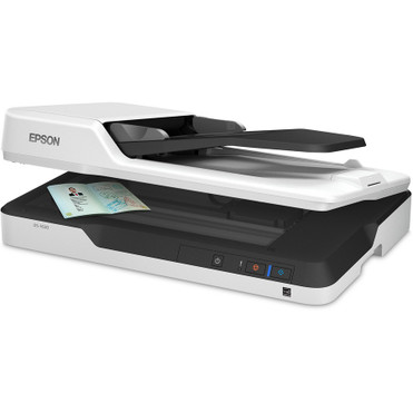 Epson WorkForce DS-1630 Flatbed Scanner - 1200 dpi Optical - 30-bit Color - 8-bit Grayscale - 25 ppm (Mono) - 25 ppm (Color) - Duplex (B11B239201)