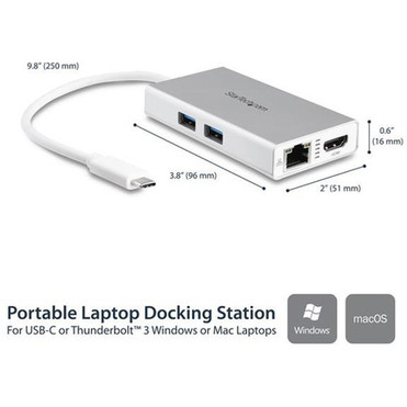StarTechcom_USB_C_Multiport_Adapter_-_Aluminum_-_Power_Delivery_USB_PD_-_USB_C_to_Gigabit_Ethernet__4K_HDMI__USB_30_Hub_-_Power_DKT30CHPDW