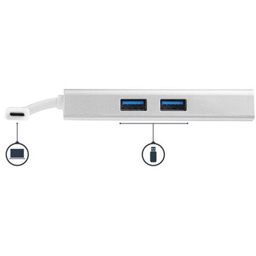 StarTechcom_USB_C_Multiport_Adapter_-_Aluminum_-_Power_Delivery_USB_PD_-_USB_C_to_Gigabit_Ethernet__4K_HDMI__USB_30_Hub_-_Power_DKT30CHPDW