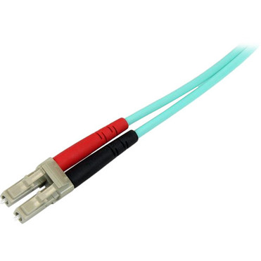 StarTechcom_Aqua_OM4_Duplex_Multimode_Fiber_-_3m_9_ft_-_100_Gb_-_50125_-_OM4_Fiber_-_LC_to_LC_Fiber_Patch_Cable_-_98_ft_Fiber_for_450FBLCLC3