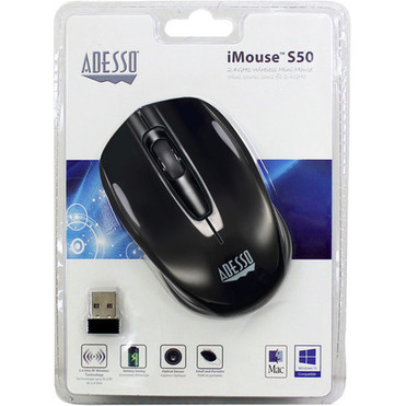 Adesso_iMouse_S50L_-_24GHz_Wireless_Mini_Mouse_-_Optical_-_Wireless_-_Radio_Frequency_-_Blue_-_USB_-_1200_dpi_-_Scroll_Wheel_-_3_-_IMOUSE_S50L Adesso_iMouse_S50L_-_24GHz_Wireless_Mini_Mouse_-_Optical_-_Wireless_-_Radio_Frequency_-_Blue_-_USB_-_1200_dpi_-_Scroll_Wheel_-_3_-_IMOUSE_S50L