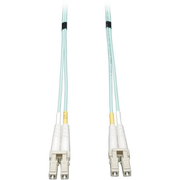 Tripp Lite 10Gb Aqua Duplex Multimode 50125 Fiber Patch Cable - 10m N820-10M