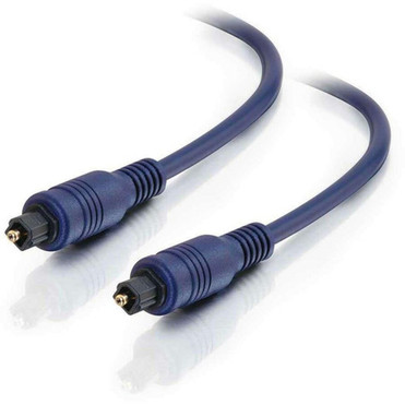 C2G Velocity Optical Digital Cable - 16 ft Fiber Optic Audio Cable - First End 1 x Toslink Male Audio - Second End 1 x Toslink Male 40389