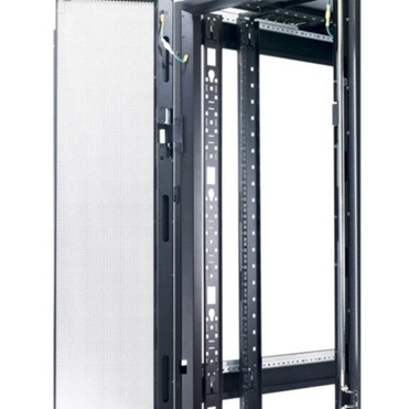 APC Narrow Vertical Cable Organizer - Rack Cable Guide - Black - 42U Rack Height AR7511