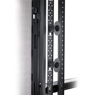 APC Narrow Vertical Cable Organizer - Rack Cable Guide - Black - 42U Rack Height AR7511