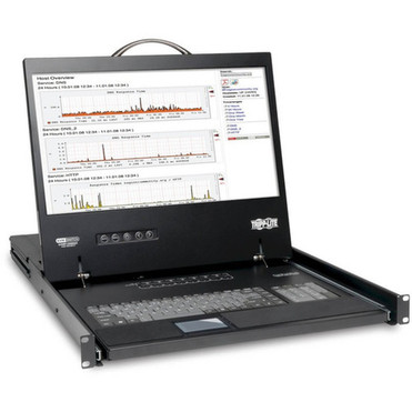 Tripp Lite NetController 19 8-Port VGA Console KVM Switch - Steel Housing - 8 Computers - 19 Active Matrix TFT LCD - 8 x HD-15 B040-008-19