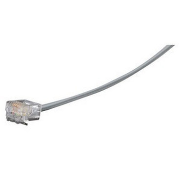 Black Box Modular Cable - Phone Cable for Phone - First End 1 x RJ-11 Male Phone - Second End 1 x RJ-11 Male Phone - Gray - 1 Pack EL06MS-25