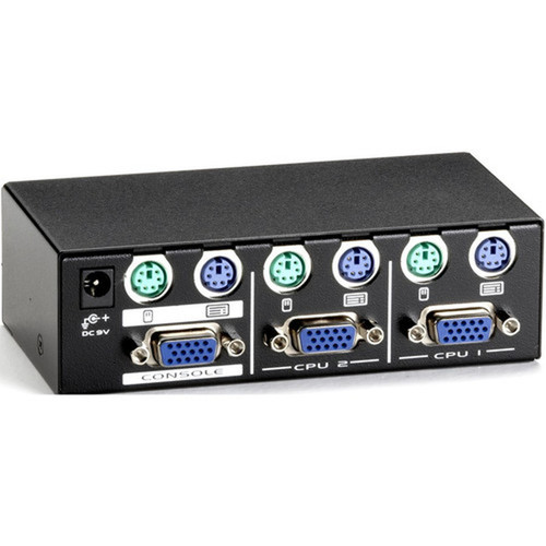 Black Box ServSwitch DT Basic II KVM Switch - 2 Computers - 1920 x 1440 - 6 x PS2 Port KV7022A