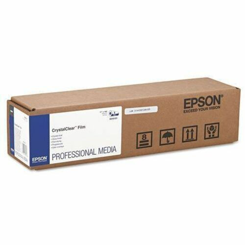 Epson CrystalClear Professional Film - 11% Opacity - 17" (431.80 mm) x 100 ft (30.48 m) - 150 g/m² Grammage - Glossy - Clear (Fleet Network)