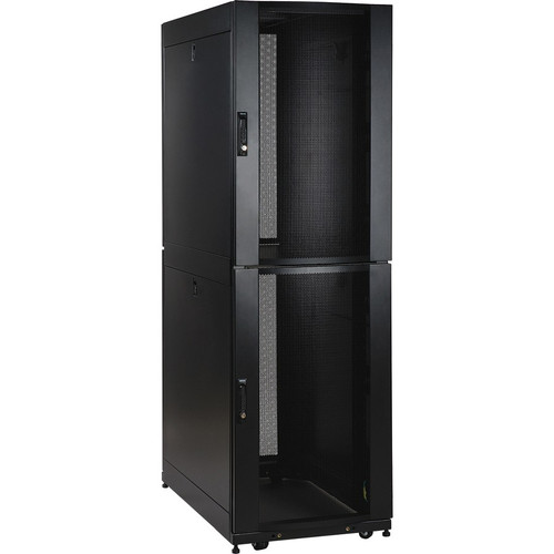 Tripp Lite SR42UBCL Rack Enclosure Server Cabinet Co-Location - 42U - 19" - 42U Wide - 1020.58 kg x Dynamic/Rolling Weight Capacity - (Fleet Network)