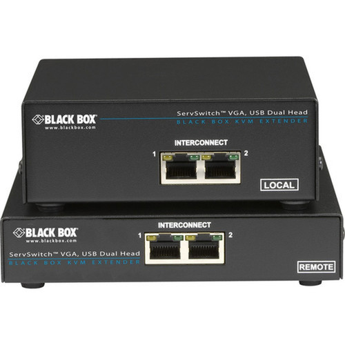 Black Box ServSwitch ACU6201A KVM ConsoleExtender - 1 Computers - 1 Local Users - 1 Remote Users - 1000 ft 304800 mm Range - ACU6201A