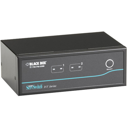 Black Box ServSwitch KV9622A Dual-Head KVM Switch - 2 Computers - 2560 x 1600 - 4 x USB - 2 x DVI KV9622A