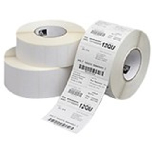 Zebra Z-Ultimate 3000T Thermal Label - Permanent Adhesive - 3" Width x 1" Length - 3" Core - Thermal Transfer - White - Acrylic, - / - (Fleet Network)