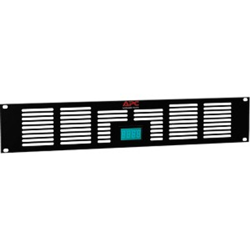 APC by Schneider Electric ACAC40000 NetShelter AV 2U Vent Panel - Black - 3.50" (88.90 mm) Height - 19" (482.60 mm) Width - 60 mil mm) (Fleet Network)