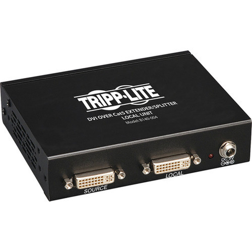 Tripp Lite DVI over Cat5 ExtenderSplitter 4-Port Local Transmitter Unit - 1 Input Device - 5 Output Device - 200 ft 60960 mm Range B140-004
