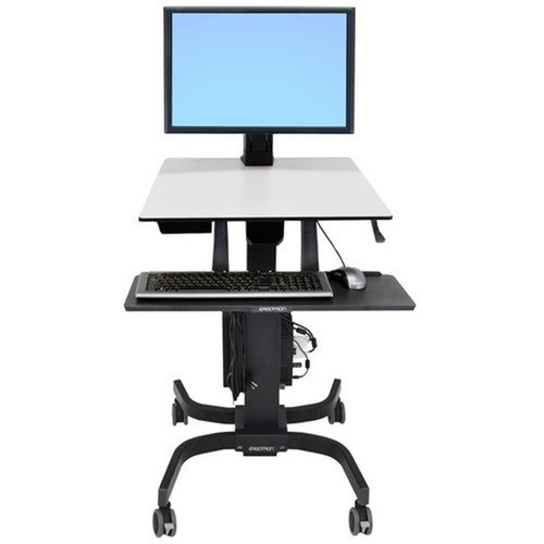 Ergotron WorkFit-C Single HD Sit Stand Workstation - Up to 30 Screen Support - 1270 kg Load Capacity - 2390 60706 mm Width x - 24-216-085