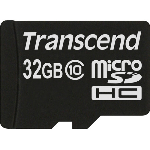 Transcend 32 GB microSDHC - Class 10 - 20 MB/s Read - 17 MB/s Write - 1 Card (Fleet Network)