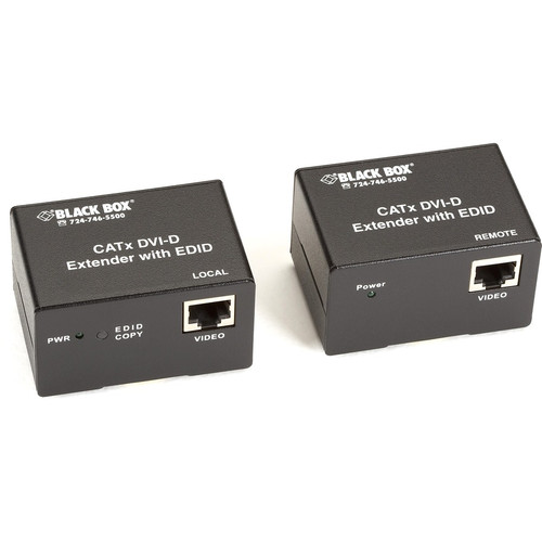 Black Box CATx DVI-D with DDC SL Extender Kit - 1 Input Device - 1 Output Device - 164.04 ft (50000 mm) Range - 2 x Network (RJ-45) - (Fleet Network)