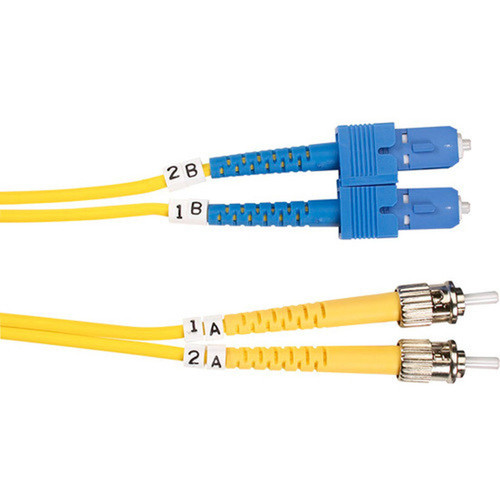 Black Box Single-Mode Value Line Patch Cable ST-SC 2-m 65-ft - 66 ft Fiber Optic Network Cable for Network Device - First End FOSM-002M-STSC