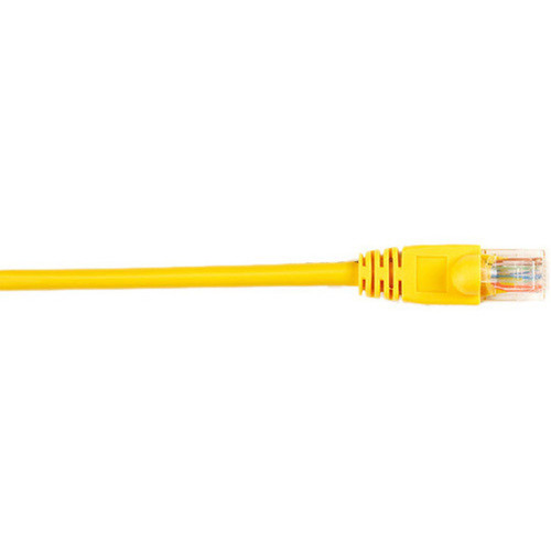 Black Box CAT5e Value Line Patch Cable Stranded Yellow 5-ft 15-m - 5 ft Category 5e Network Cable for Network Device - First 1 CAT5EPC-005-YL